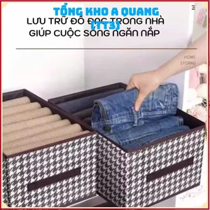 Hộp Vải Bảo Quản Đồ Dùng Hiệu Quả,Hộp Đựng Đồ Bền Chắc Có Đế Lót Chống Ẩm Mốc - HỘP VẢI KHUNG SẮT GẤP GỌN DỄ DÀNG