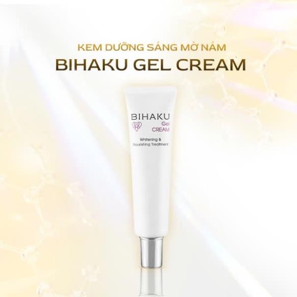 Kem dưỡng trắng mờ nám Bihaku Gel Cream giảm nám vàng Niacinamide 10% và Tranexamic Acid 3% 30g