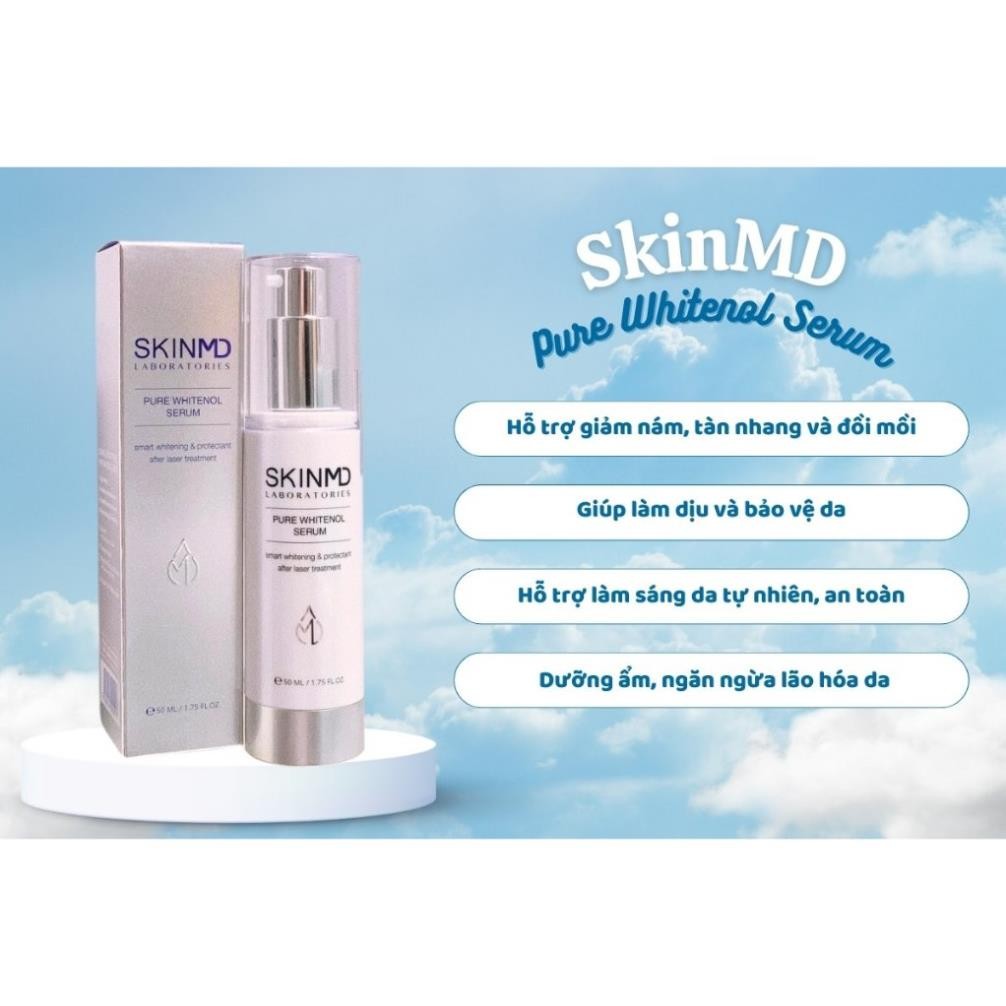 Tinh Chất Mờ Nám Sáng Da Skinmd Pure Whitenol Serum 50ml