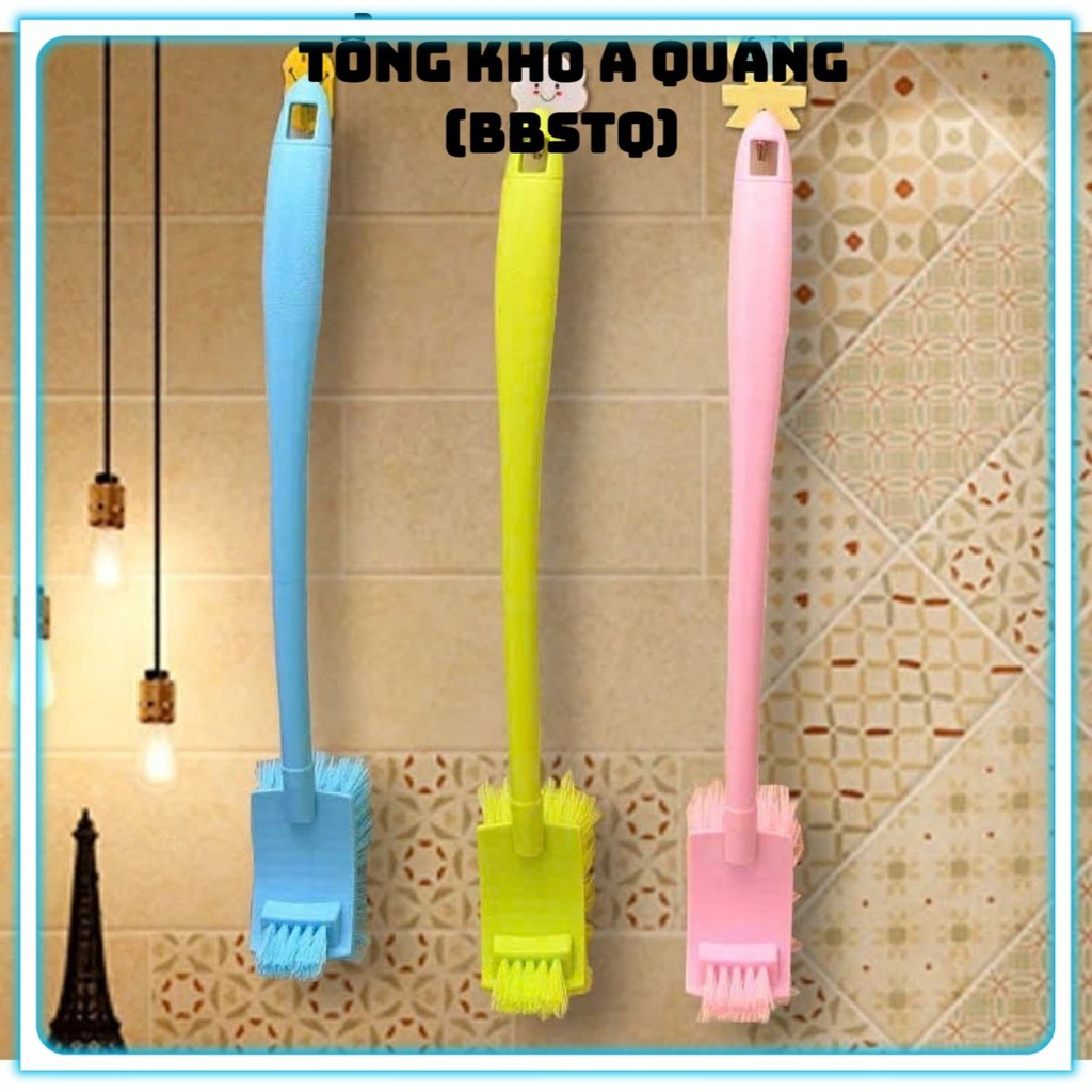 Chổi Cọ Toilet 2 Đầu: Sạch Bóng, Không Tốn Công