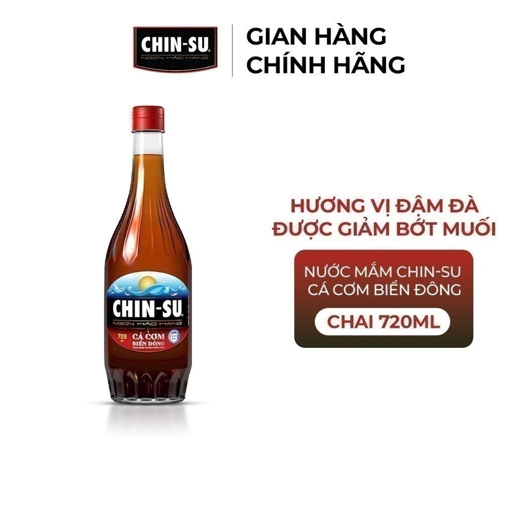 Nước Mắm CHIN-SU Cá Cơm Biển Đông Chai 720ml