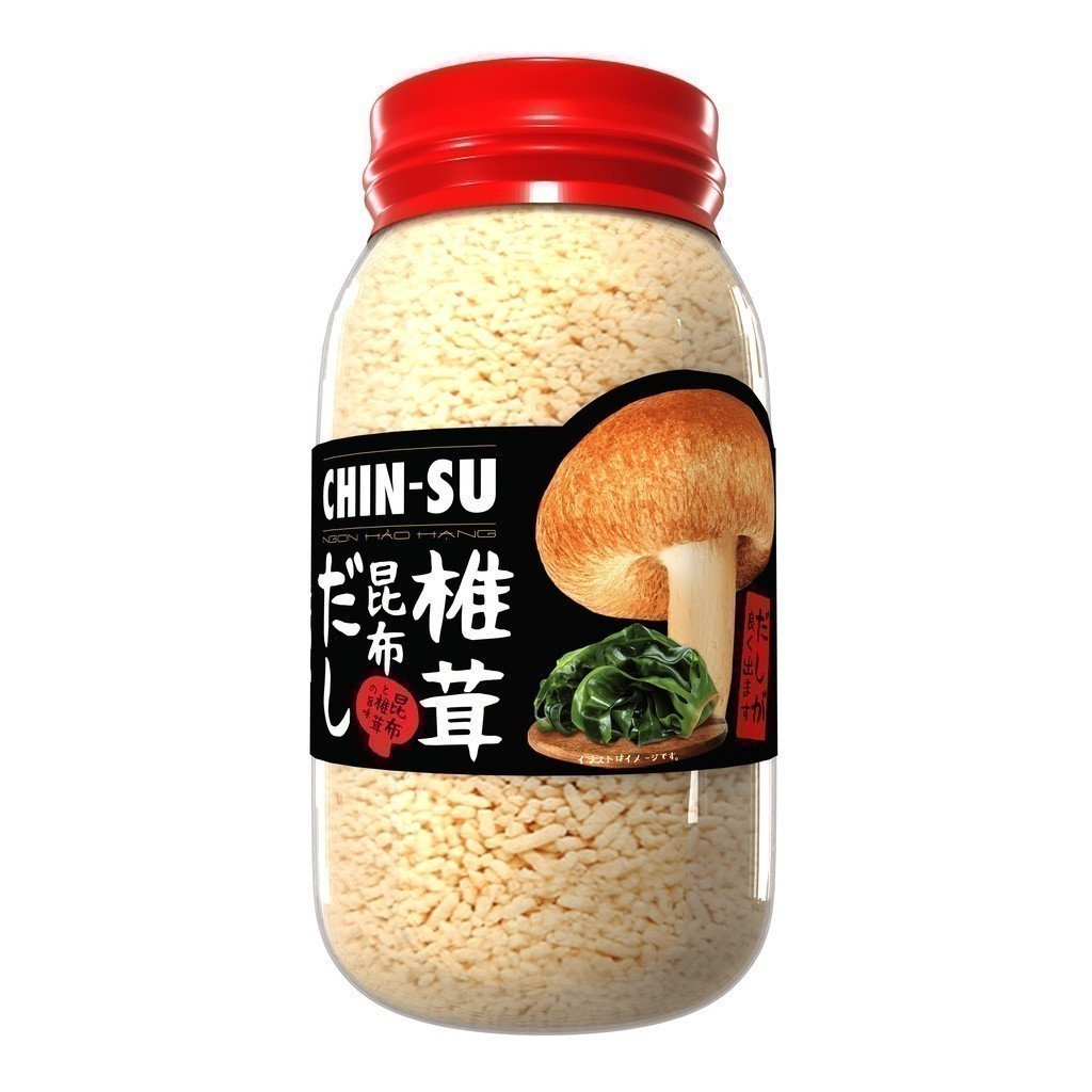 [Chọn loại] Hạt Nêm CHIN-SU Nấm Shiitake & Tảo Kombu Hộp 450g