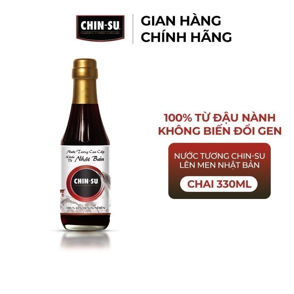 Nước Tương CHIN-SU Lên Men Nhật Bản Chai 300ml