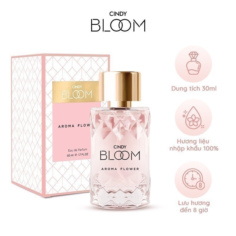 Ảnh Nước hoa nữ Cindy Bloom Aroma Flower hương ngọt ngào nữ tính 30ml 2