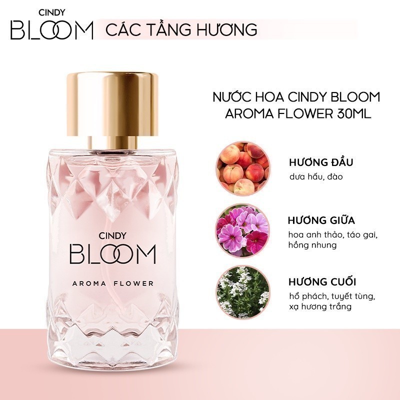 Ảnh Nước hoa nữ Cindy Bloom Aroma Flower hương ngọt ngào nữ tính 30ml 3