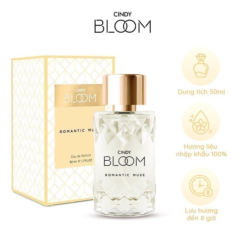 Ảnh Nước hoa nữ Cindy Bloom Romantic Muse hương quyến rũ lãng mạn 50ml 2