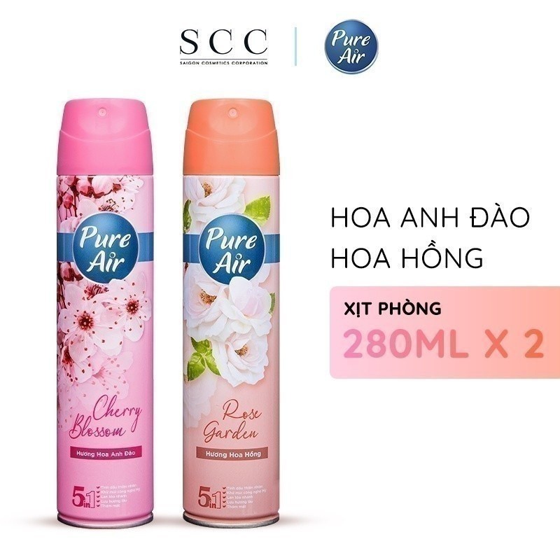 Ảnh Combo 2 chai xịt phòng nước hoa Pure Air 280ml/chai 3