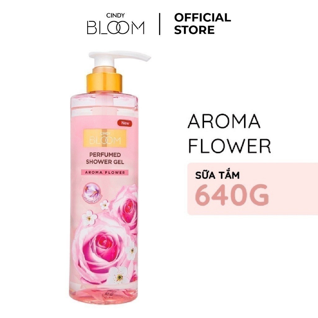 Ảnh Sữa tắm nước hoa Cindy Bloom Aroma Flower hương ngọt ngào nữ tính 640g 2