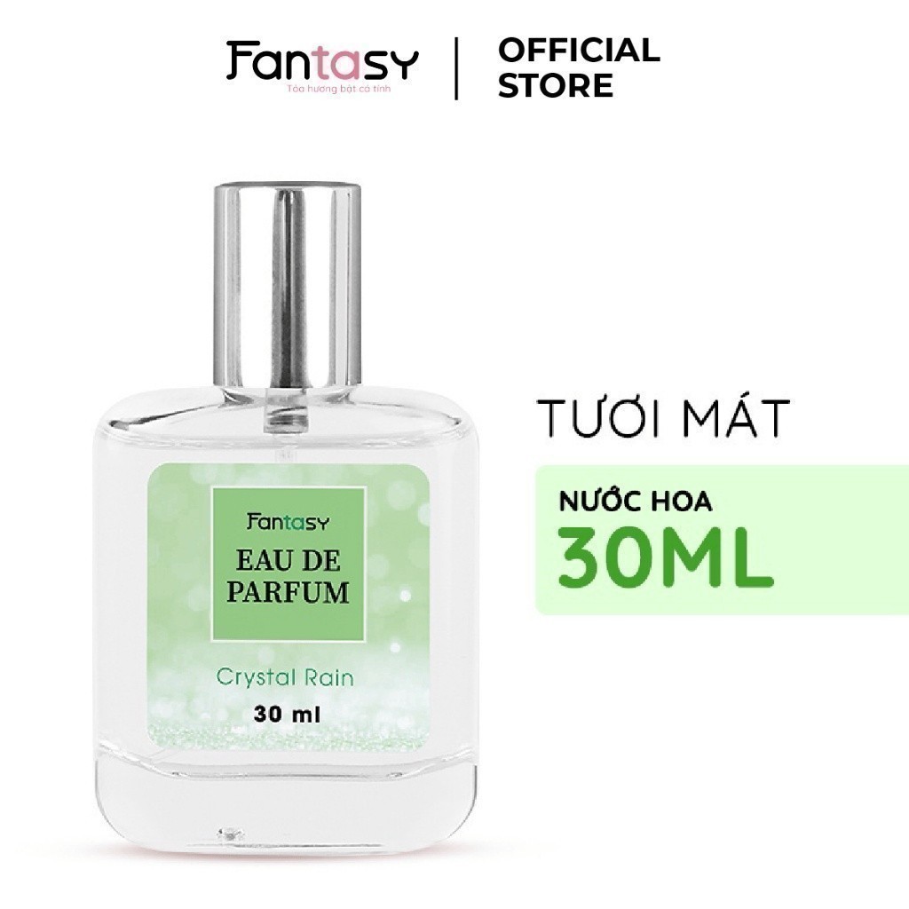 Ảnh Nước hoa nữ cho học sinh, sinh viên Fantasy tươi mát - Crystal Rain 30ml 1