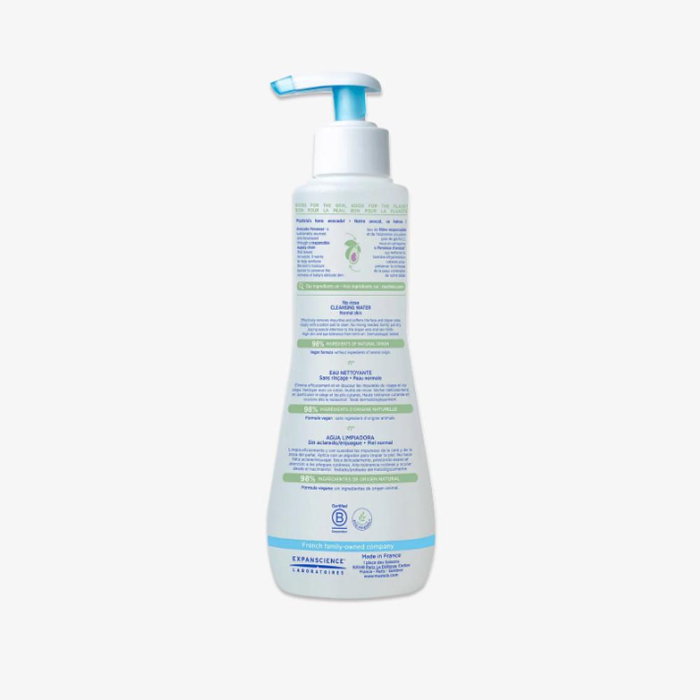 Ảnh Nước Làm Sạch Mặt Và Cơ Thể Cho Trẻ Sơ Sinh & Em Bé Da Thường Mustela 300ml 3