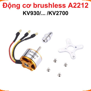 Động cơ không chổi than brushless A2212 trục 3.17mm 930KV/1000KV/.../2700KV/