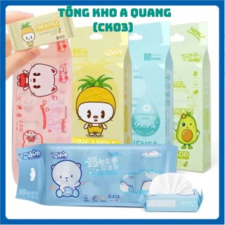 Set 8 Gói Khăn Giấy Ướt Mini – Khăn Giấy Ướt An Toàn Thiết Kế Dễ Thương,Bịch Khăn Ướt Nhỏ Gọn Dễ Dàng Mang Theo