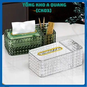 HỘP ĐỰNG GIẤY ĐỂ BÀN, Hộp Đựng Khăn Giấy Để Bàn Trang Trí Phòng Khách Kiểu Dáng Sang Trọng-MA: HOPDUNGGIAY