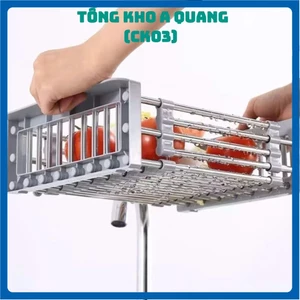 Rổ INOX Gác Bồn Rửa Chén Đa Năng Cực Tiện Lợi Cho Gian Bếp , KỆ GIÁ GÁC BỒN RỬA - GIAGACBON7373