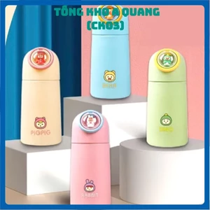 BÌNH THUỶ TINH GIỮ NHIÊT, Bình nước thủy tinh 400ml có quai cầm bọc nhựa cách nhiệt cao CẤP - MA:BINHNUOC