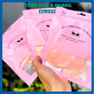 MIẾNG DÁN NGỰC TÚI ZIP - Túi 5 Cặp Miếng Dán Silicon Dán Ti 5 Cặp Sử Dụng Nhiều Lần: MIENGDANNGUC368