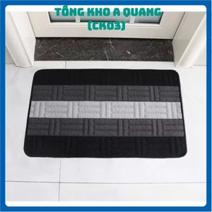 Thảm Kẻ Sọc Siêu Thấm Nước Chống Trượt, THẢM LAU CHÂN NỈ KẺ SÊU THẤM HÚT- THAMLAUCHAN17