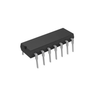 [Ưu đãi] (10 cái) IC Logic cổng NOT nghịch đảo tín hiệu HEX 74LS06, 74HC04 chân cắm / chân dán