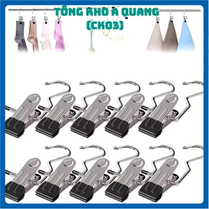 MÓC KẸP QUẦN ÁO DƠN, Móc kẹp đơn bằng inox treo Quần Áo, Mũ, Nón ,Tất, Vớ,Giày ,Dép,MA: KEPMOCQUANAO685