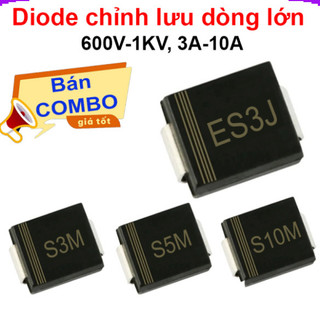 [Giá combo] (20 cái) Diode chỉnh lưu dòng lớn chân dán SMD