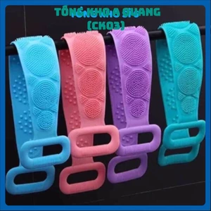 Dây cọ lưng silicon tiện ích tuyệt vời, DÂY TẮM GAI TIỆN LỢI