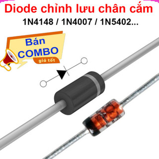 [Giá sỉ] (50C) Diode chỉnh lưu 1N4001, 1N4007, 1N5402...  chân cắm DIP