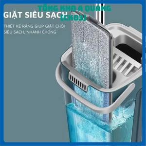 Chổi Lau Nhà Tự Vắt Thông Minh Cao Cấp Tiện Lợi, CÂY LAU NHÀ THÁO LẮP - LAUNHA8098
