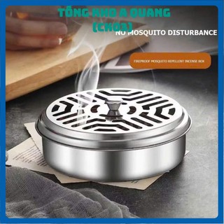 Khay Đựng Hương Muỗi Bằng Thép Không Gỉ,  HỘP ĐỰNG HƯƠNG MUỖI - KHAYDUNGHUONGMUOI5562