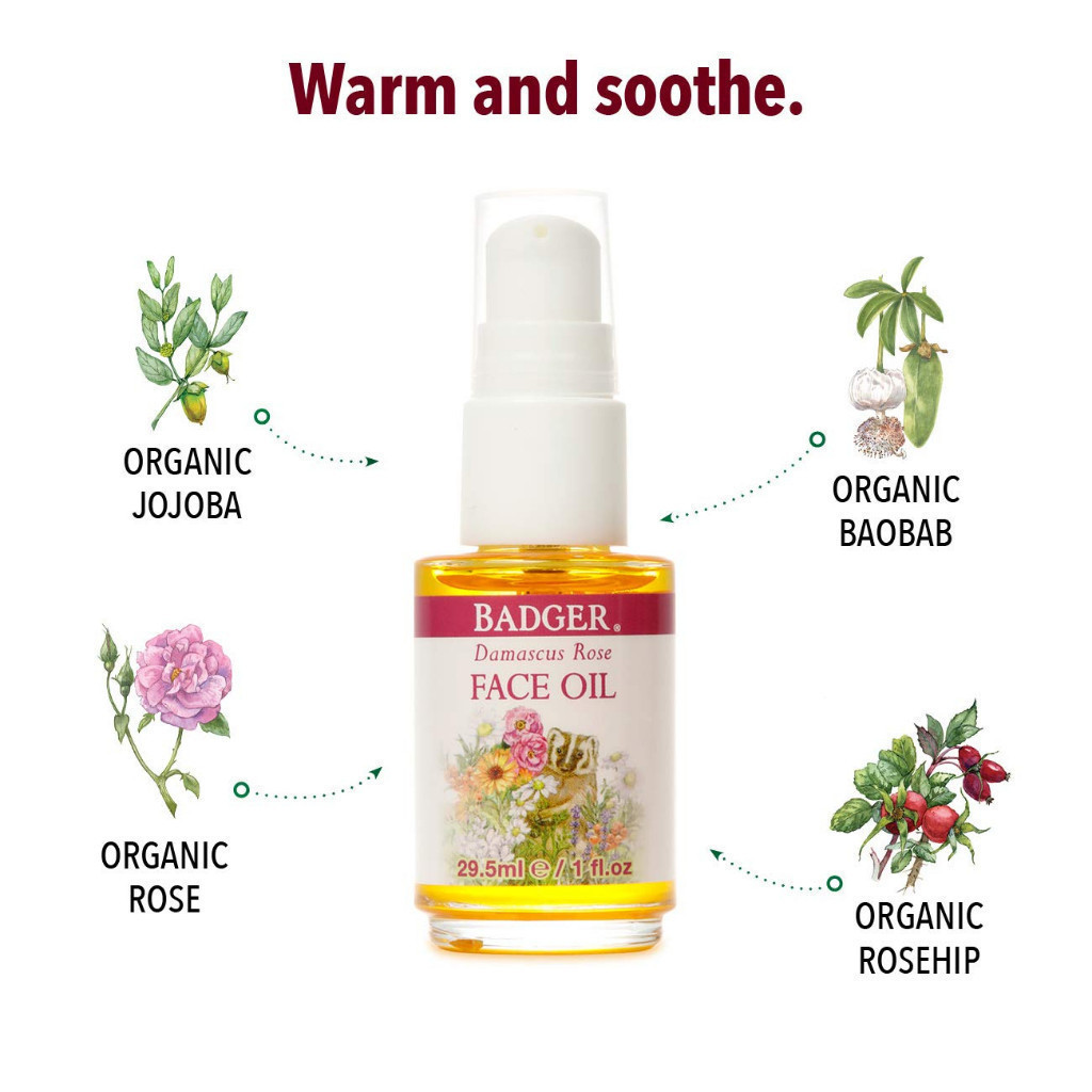 Ảnh Combo dưỡng da hữu cơ BADGER - Kem chống nắng SPF 30 - Dầu dưỡng, sáp dưỡng 3