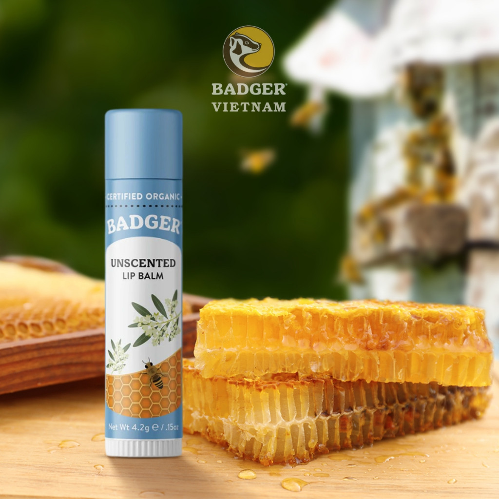 Ảnh Son dưỡng môi hữu cơ BADGER Lip Balm USDA Organic - 4.2g 3