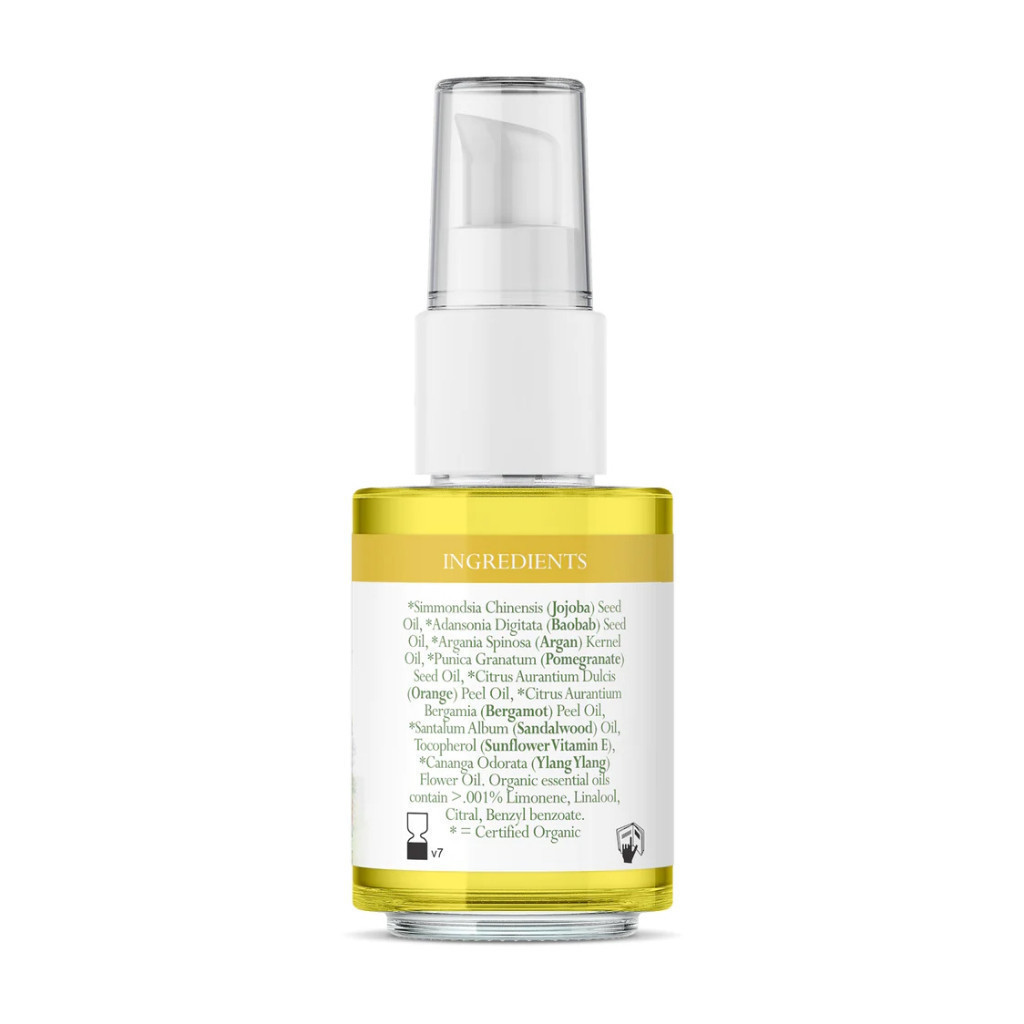 Ảnh Dầu dưỡng da hữu cơ cho da nhờn mụn và hỗn hợp BADGER Argan organic face oil serum - 29.5ML 4
