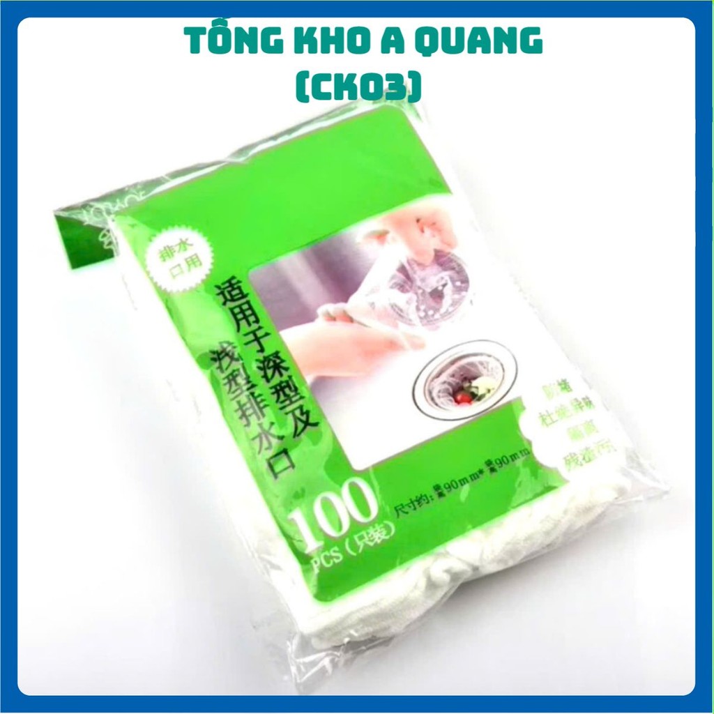 TÚI LỌC RÁC LỚN, 10 Bịch túi lưới lọc rác thông minh cho bồn rửa bát chén - Siêu Rẻ-MA:6TUILOCRAC