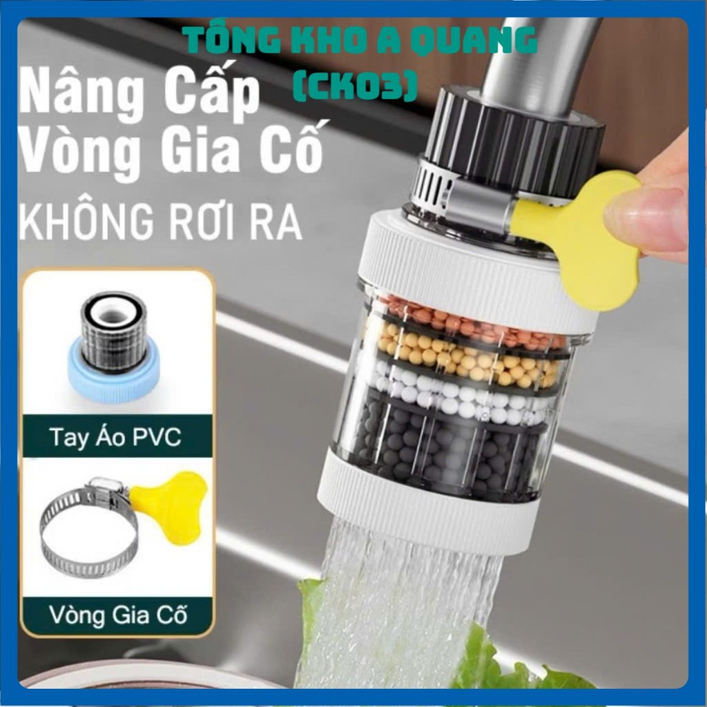 Đầu Lọc Nước Trực Tiếp Tại Vòi 6 Tầng Mẫu Mới,  ĐẦU LỌC TRỤ TRÒN - DAULOC8521