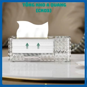 Hộp Trong Suốt Tiện Lợi, HỘP ĐỰNG GIẤY ĐỂ BÀN - HOPDUNGGIAYAN9634