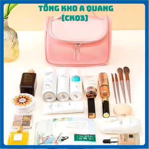 TÚI WASHBAG CÓ NẮP, Túi đựng mỹ phẩm du lịch trong suốt cao cấp WASHBAG - MA: TUIWASHBAG05
