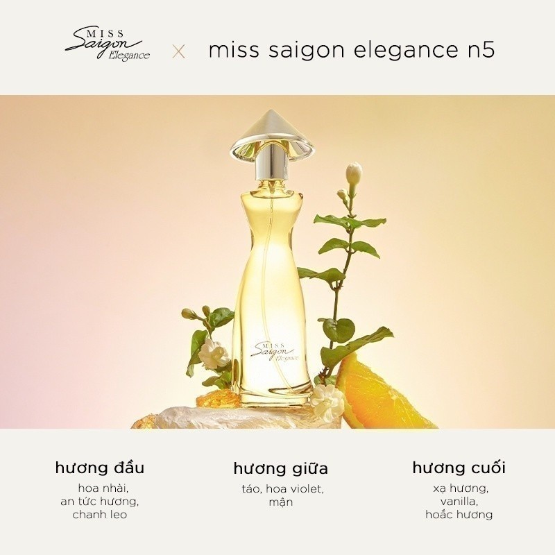 Ảnh Nước hoa nữ Miss Saigon Elegance Amber 50ml - Hương Duyên Dáng 2