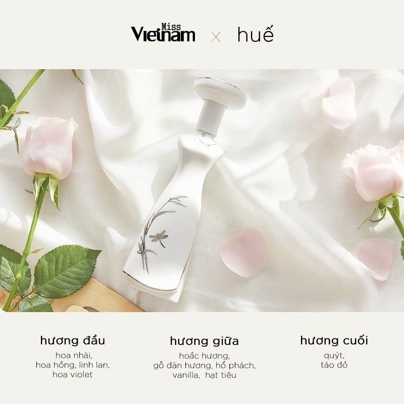 Ảnh Nước hoa nữ Miss Vietnam - Huế N28 - Hộp sứ trắng EDP 35ml 2