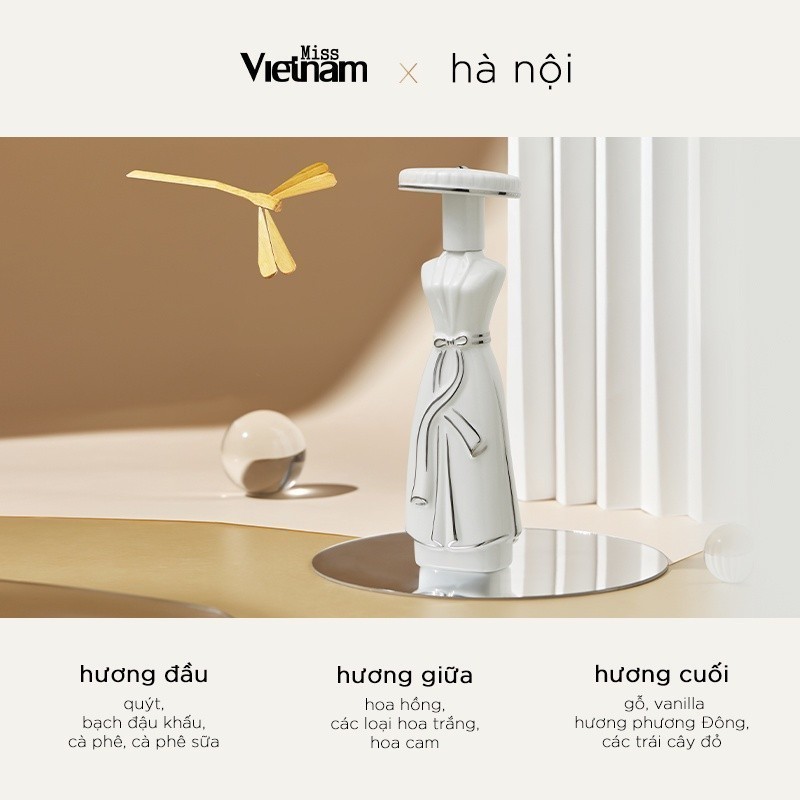 Ảnh Nước hoa nữ Miss Vietnam - Hà Nội N29 - Hộp sứ trắng EDP 35ml 2