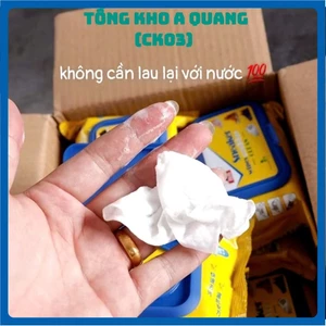 Giấy Lau Giày Sneaker Gói 30 Tờ Túi, Khăn Lau Sạch Giày Túi Màu Vàng - Khăn Lau Giầy Siêu Sạch Bảo Vệ Giầy
