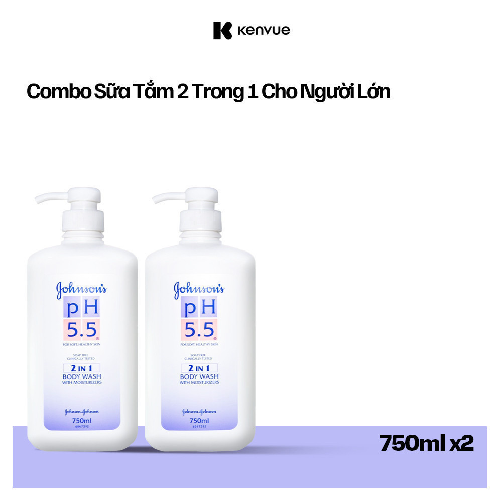 Ảnh Combo 2 Chai Sữa tắm Johnson's Adult dành cho người lớn - Dung tích 750mlx2 4