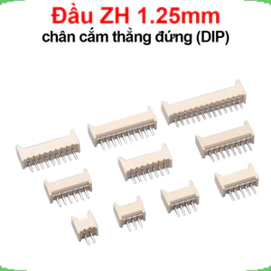 Đầu ZH 1.25mm chân cắm thẳng đứng (DIP)