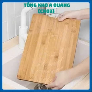 Thớt Gỗ Tre Nhà Bếp có khuy treo Siêu Bền Đẹp Chống Nấm Mốc Kháng Khuẩn, THỚT CHƯ NHẬT - THOT9342