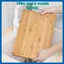 Thớt Gỗ Tre Nhà Bếp có khuy treo Siêu Bền Đẹp Chống Nấm Mốc Kháng Khuẩn, THỚT CHƯ NHẬT - THOT9342