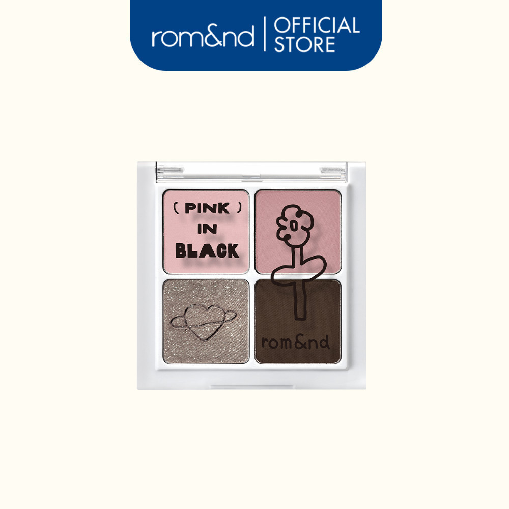 [Romand X Inapsquare] Bảng phấn mắt 4 ô Romand Better Than Eyes