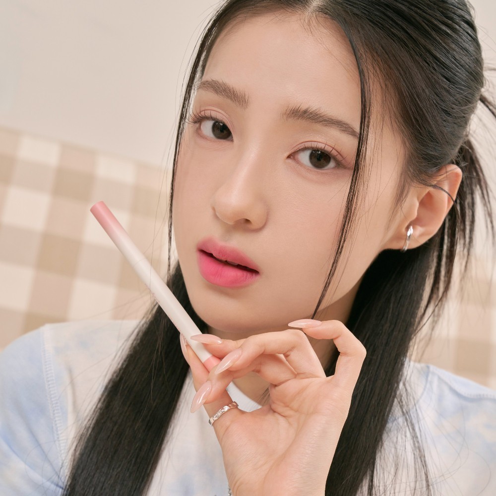 Combo Chì Kẻ Viền Môi Romand Lip Mate Pencil + Son Bóng Romand Glasting Color Gloss