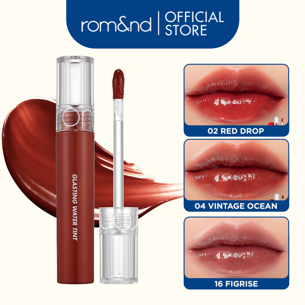 Ảnh [Rom&nd] Son tint nước siêu lì, lâu trôi Hàn Quốc Romand Glasting Water Tint 4g 2