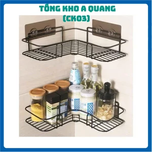 Miếng dán tường thay thế kệ góc, kệ ngang dán tường để đồ nhà tắm,MIẾNG DÁN THAY THẾ ĐÔI -MIENGDAN334