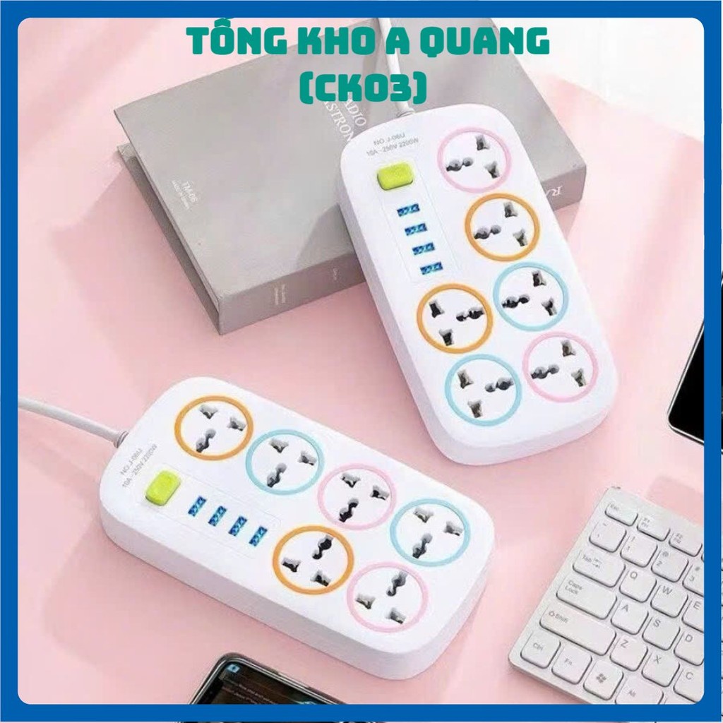 Ổ Cắm Điện Thông Minh Cổng USB Tiện Lợi An Toàn Chống Giật Chống Cháy Nổ,  Ổ ĐIỆN ĐA NĂNG - ODIEN8324