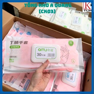 Bịch 30 Bao Tay, Găng Tay Cao Su Làm Bếp Đa Năng, Tái Sử Dụng Nhiều Lần