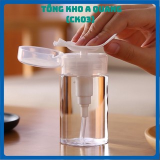 Lọ Chiết Nước Tẩy Trang, Toner Có Nút Nhấn (100ml/200ml-  Chai Chiết Mỹ Phẩm Tiện Lợi Dễ Sử Dụng 38